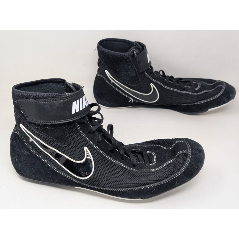 Nike Wrestling Shoes Men's 12 Speed Sweep VII 7 Used 366683 001 Mat MMA Boxing